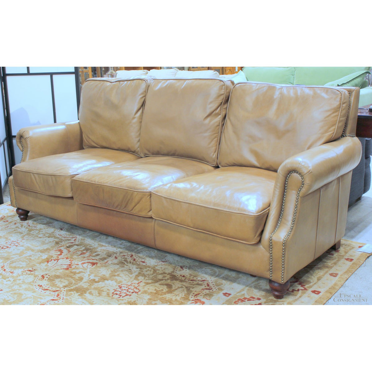 Classic Concepts 'Nicholas' Leather Sofa