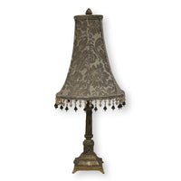 Petite French Style Lamp w/Beaded Shade