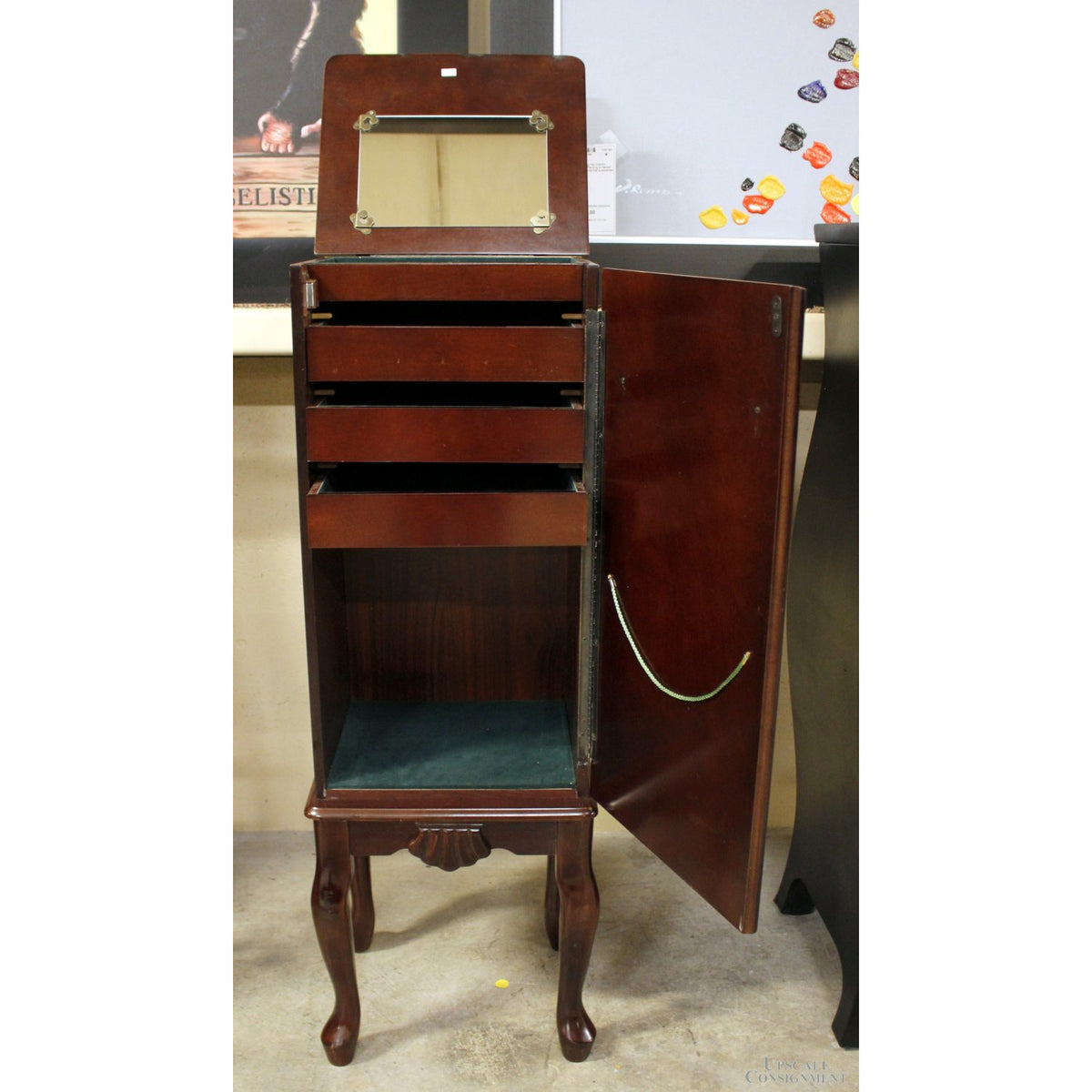 Cherry Jewelry Armoire