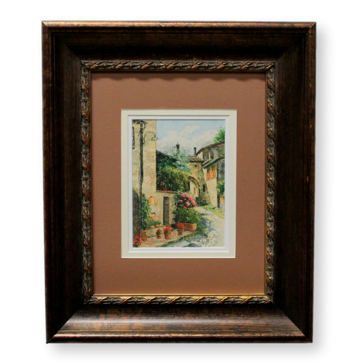 Watercolor Print - Villa Arched Entryway