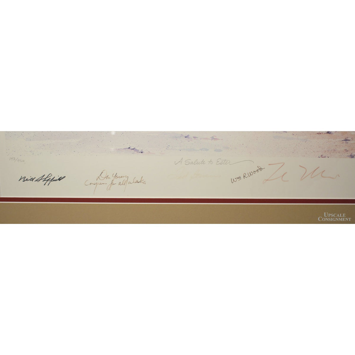 Signed Limited Edition Print 'A Salute to Ester' by C. Davis
