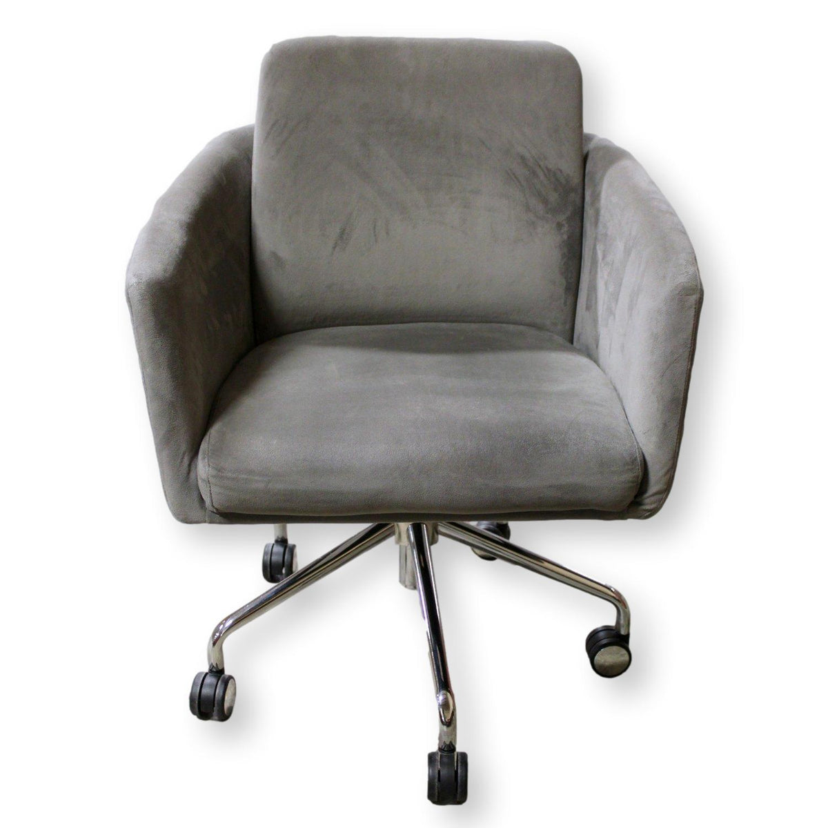 Elle Decor Gray Upholstered Office Task Chair