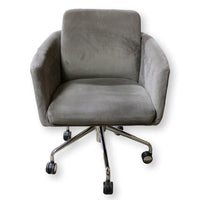 Elle Decor Gray Upholstered Office Task Chair