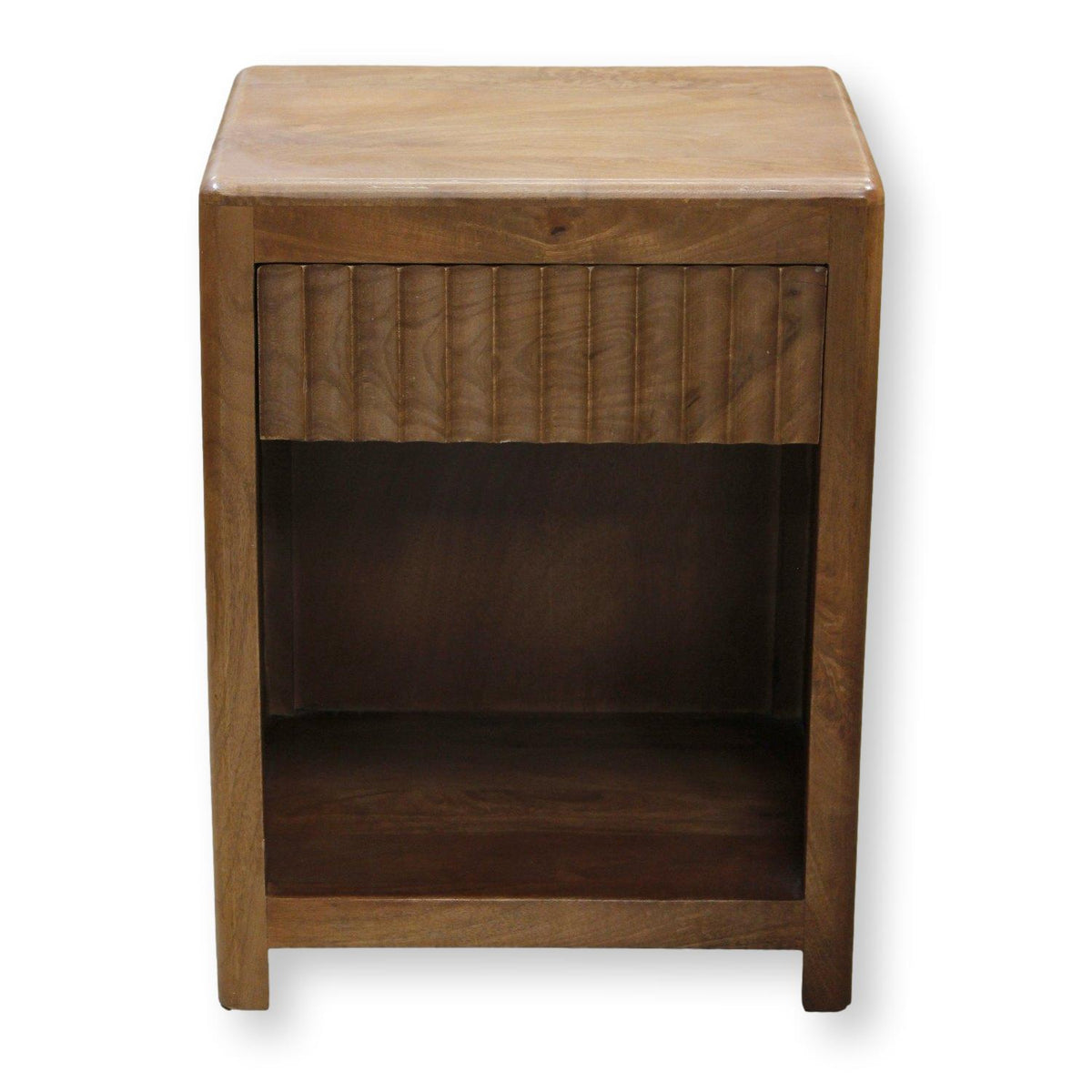 Rajasthan Arts & Crafts House Tropical Wood Nightstand