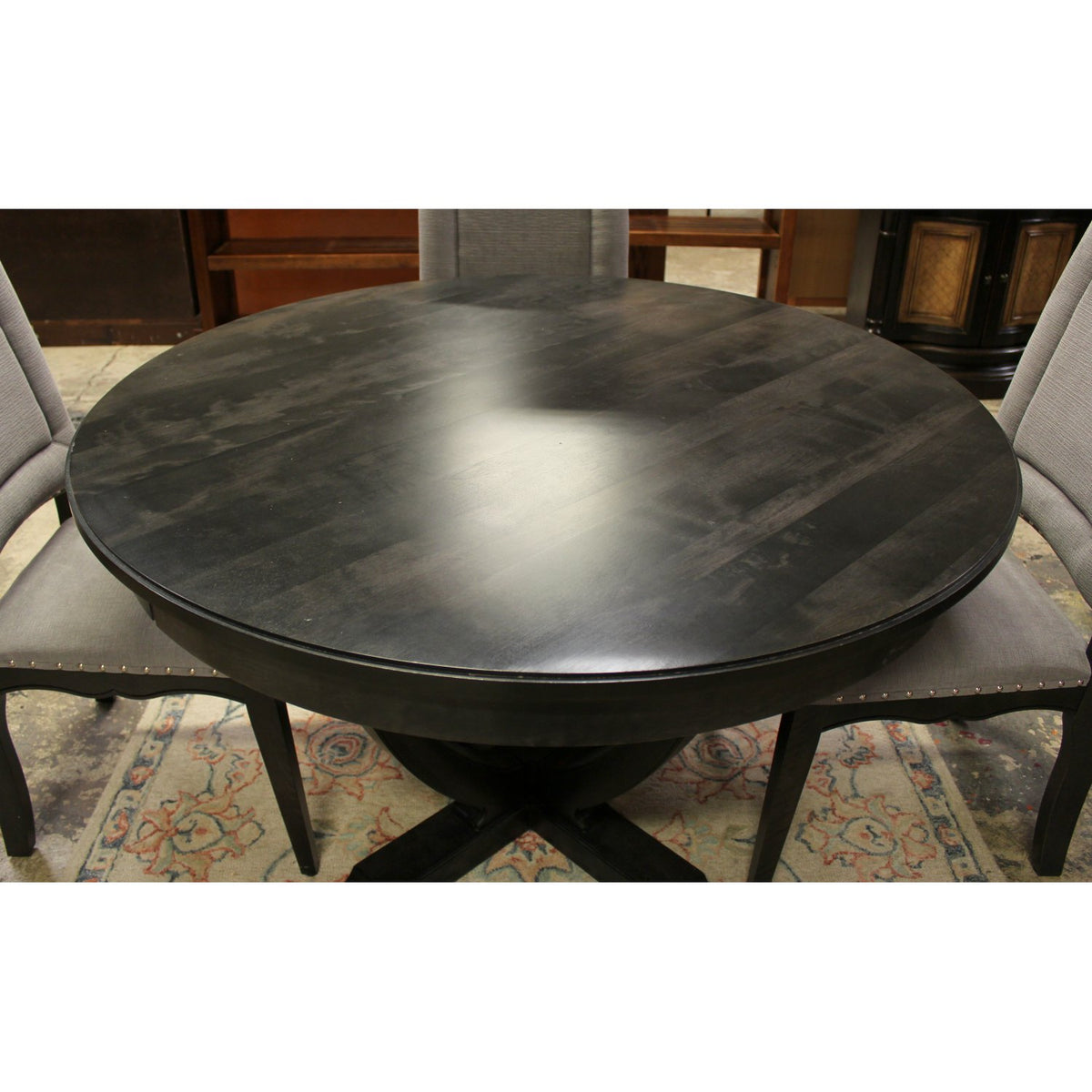 Canadel Black Dinette Table w/4 Chairs