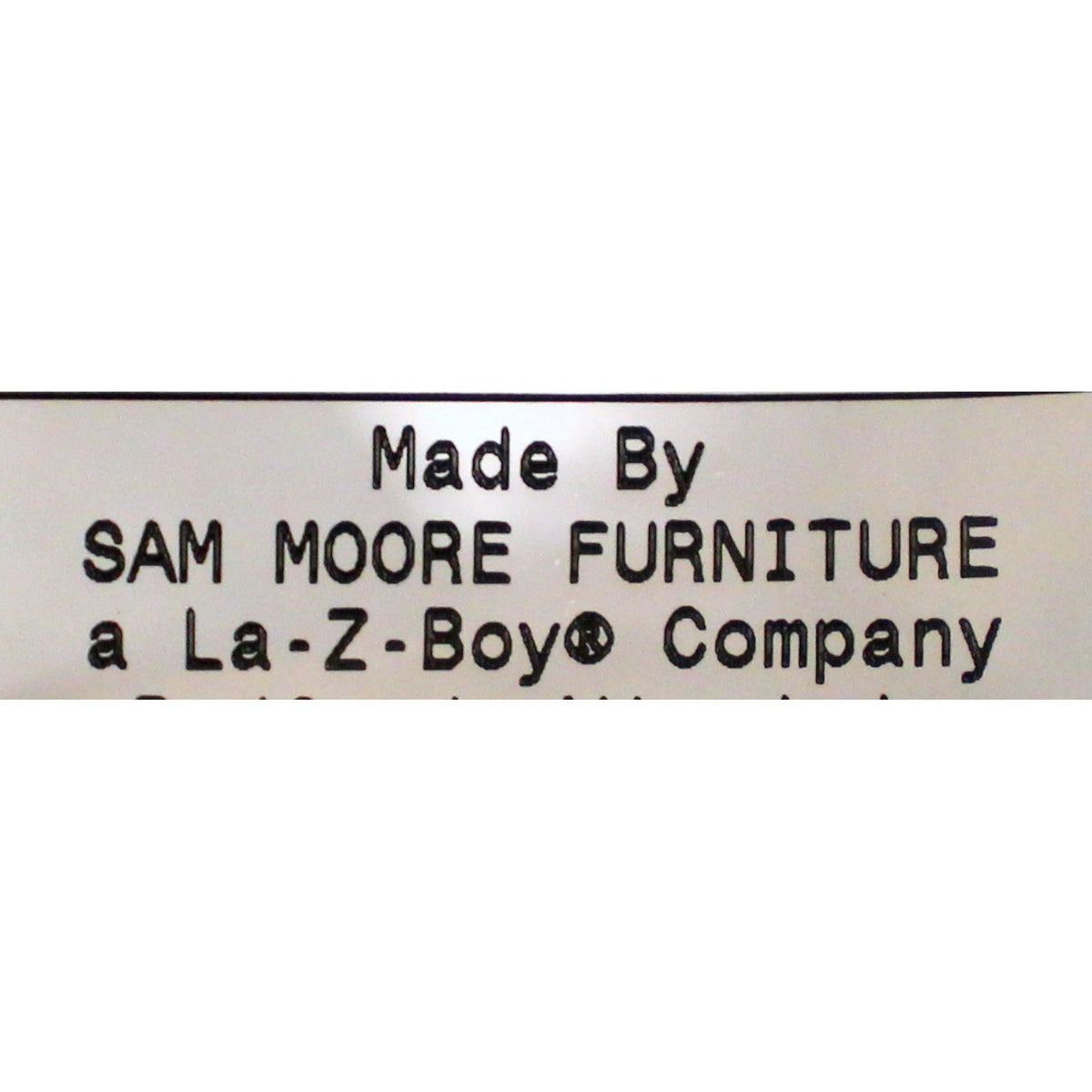 Sam Moore Red Leather Accent Chair