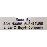 Sam Moore Red Leather Accent Chair