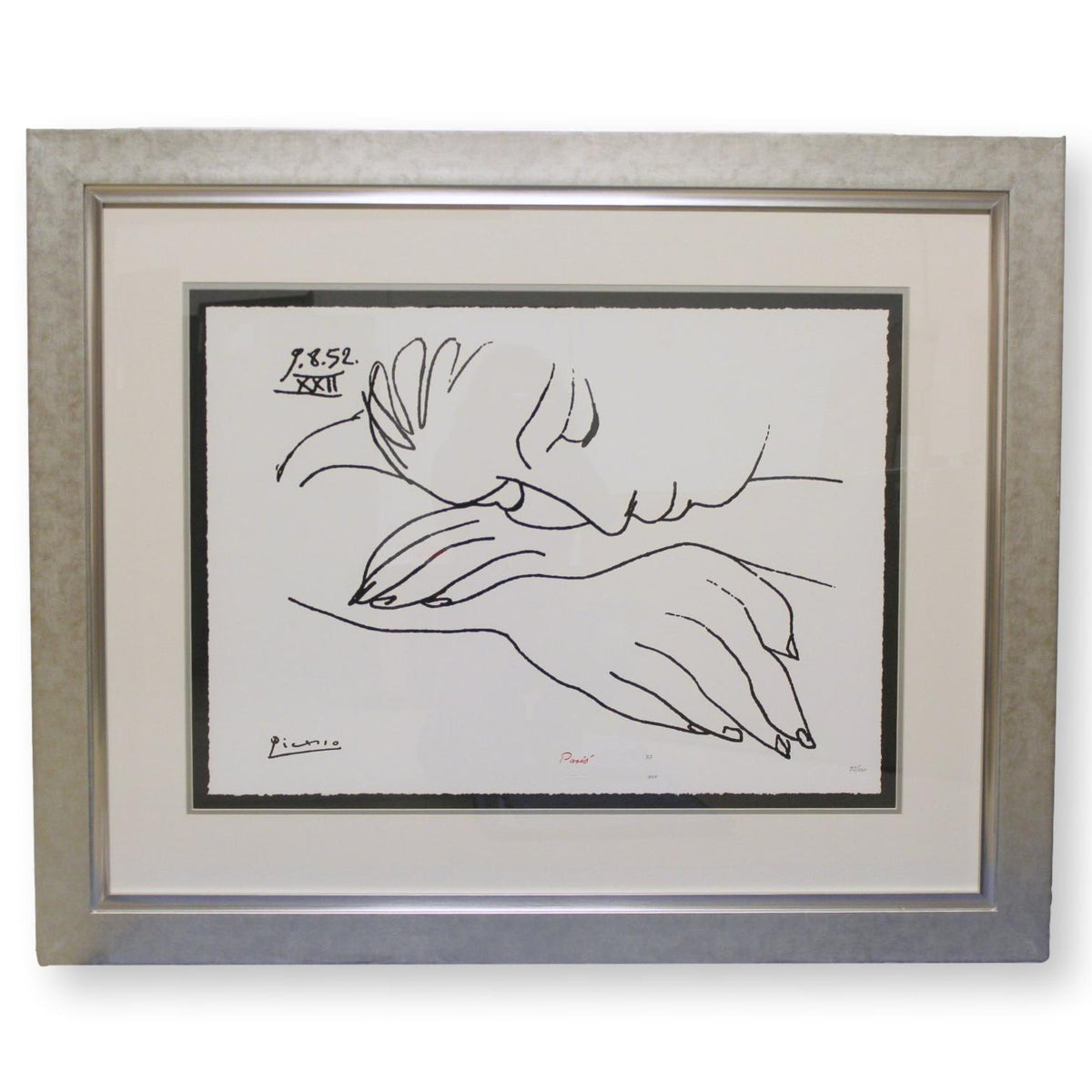 Gallery Framed Art Print 'War and Peace' By Pablo Picasso