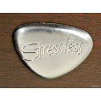 Stressless Red Leather Reclining Loveseat