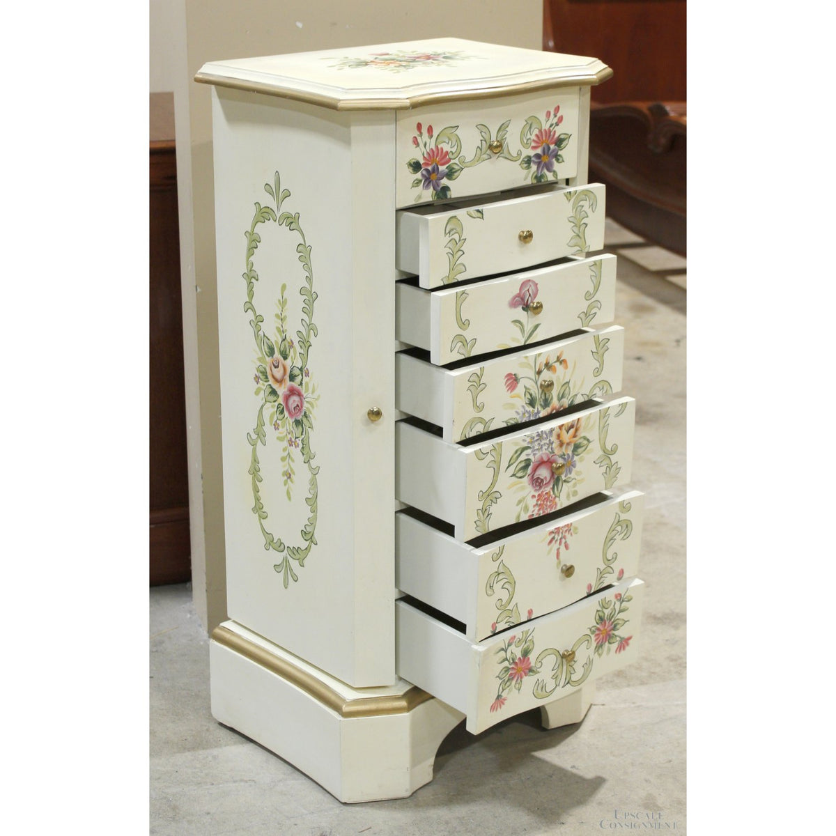 Handpainted Jewelry Armoire
