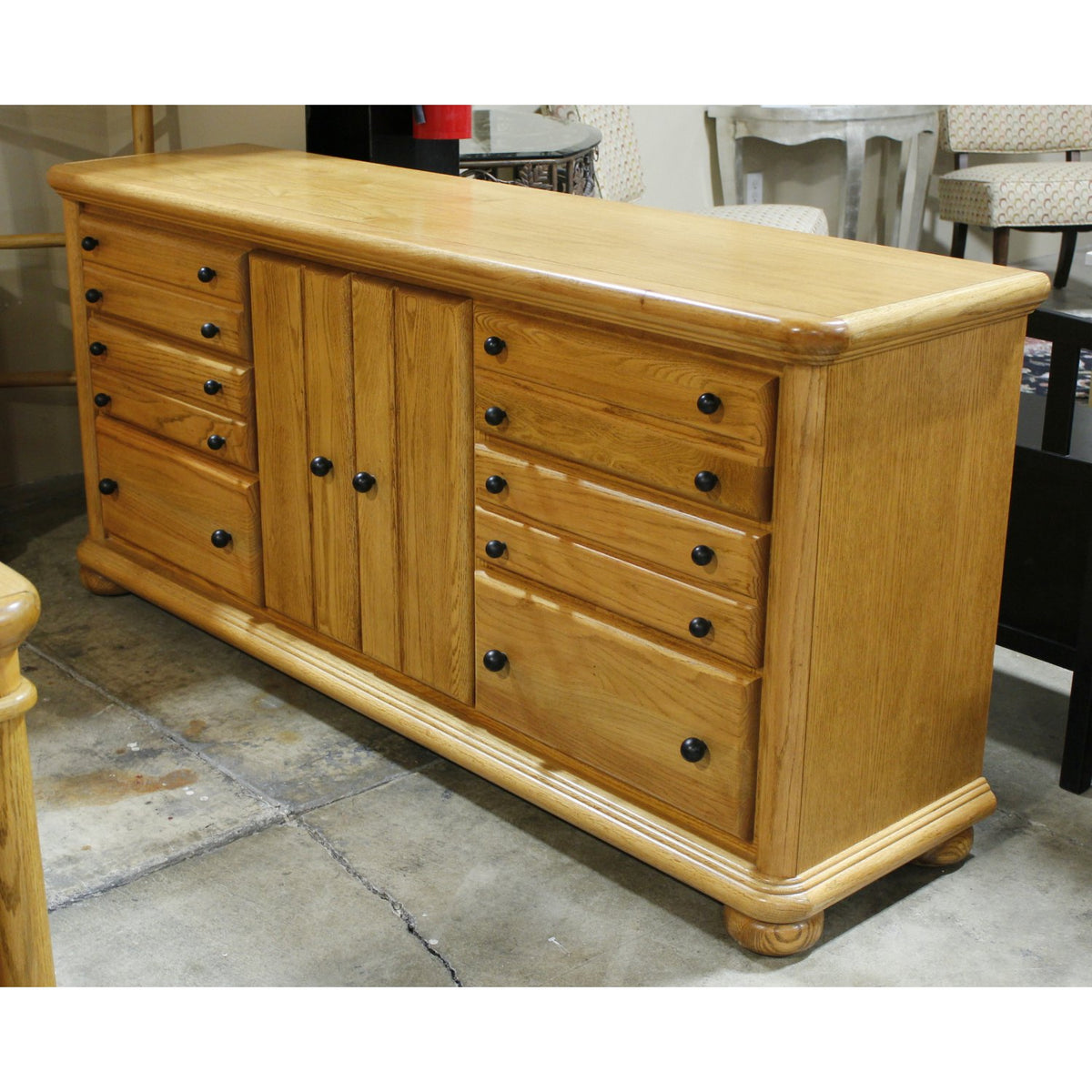 Arbek Oak Dresser w/Hidden Compartment