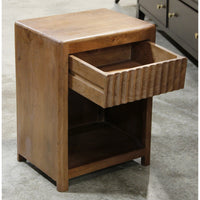 Rajasthan Arts & Crafts House Tropical Wood Nightstand