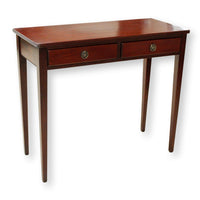 Mahogany 2 Drawer Console Table