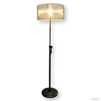 Pottery Barn "Sutter" Mixed Metal Adjustable Height Floor Lamp