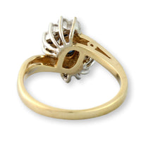 14K Gold Sapphire & Diamond Ring – Prism Lite – 0.65ct Natural Blue Sapphire & 0.38ctw Diamonds