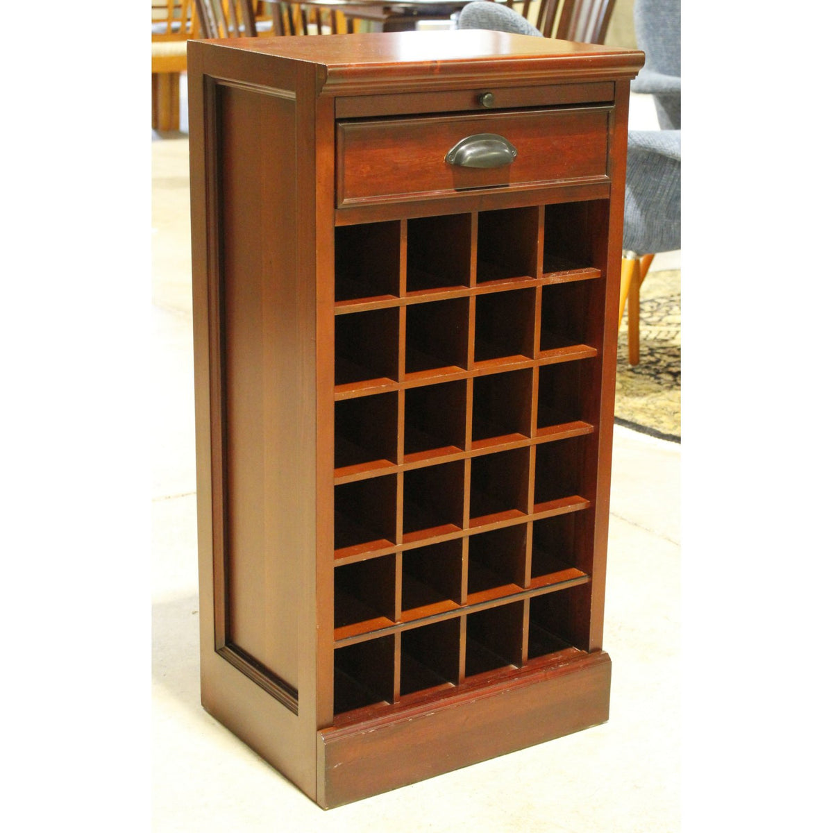 Wine Cabinet w/Drawer & Slide-Out