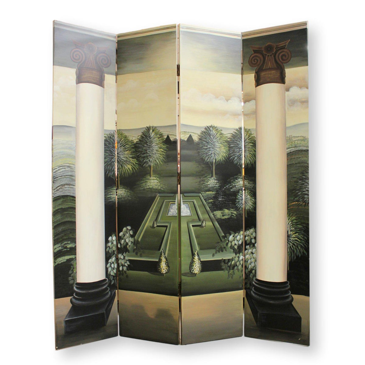 Decorative Crafts Inc.4 Panel Room Divider Screen