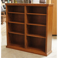 Legends Furniture 4' Oak Double Bookcase
