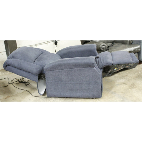 Mega Motion Blue Infinite Position Power Lift Recliner