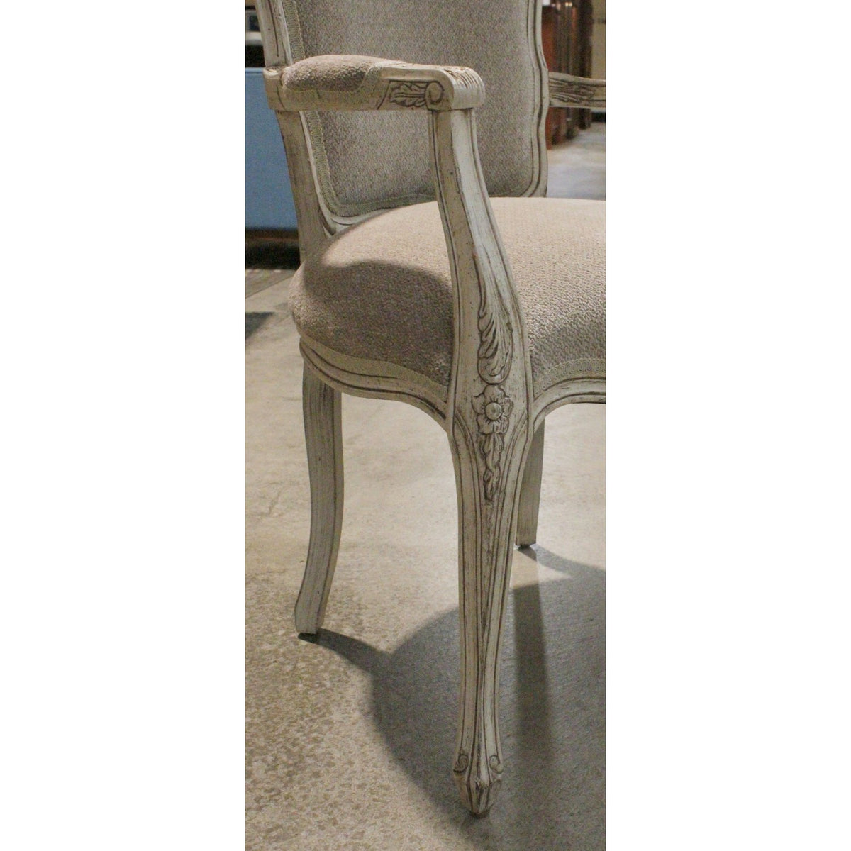 Distressed Accent Arm Chair