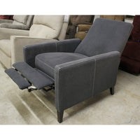 West Elm Slate Gray Pushback Recliner