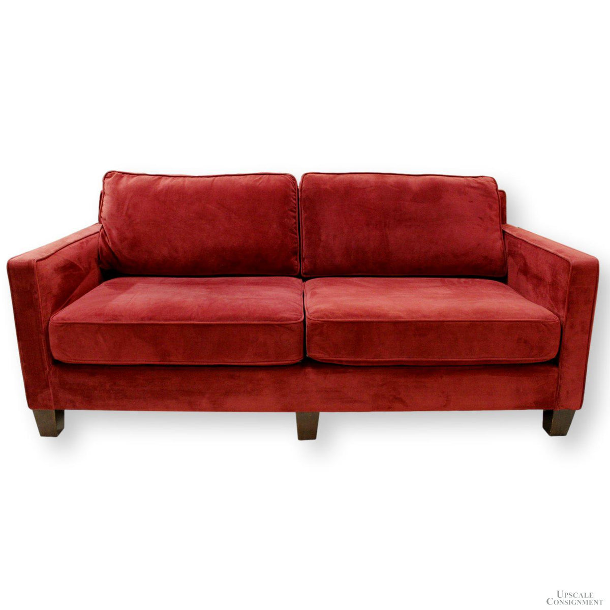 'Bella' Dark Red Sofa