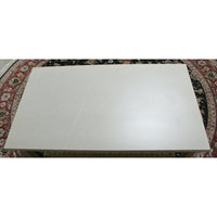 Hampton Bay 'Westhaven' Faux Stone Metal & Wicker Outdoor Table