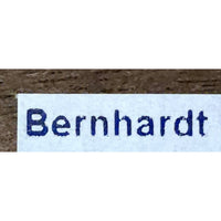 Bernhardt Walnut & Metal Square End Table