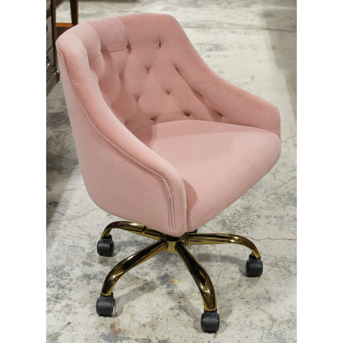 Pink & Gold Task Chair