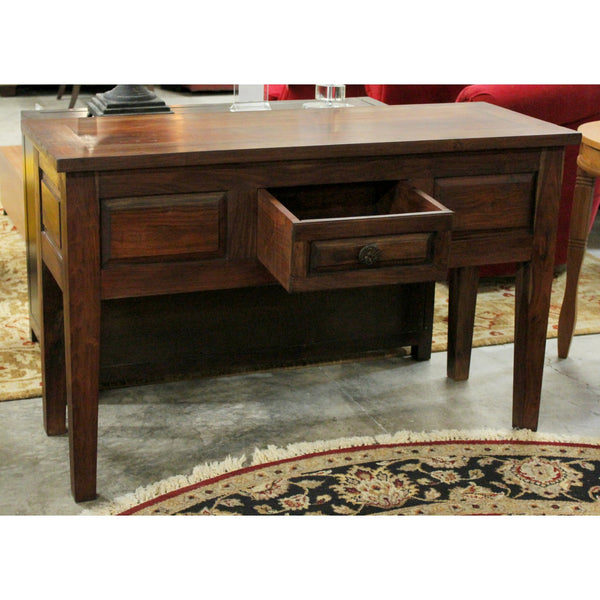 Solid Tropical Wood Console Table