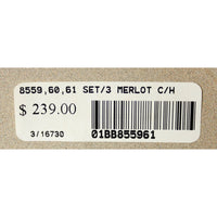 Set/3 Rust Metal Candlesticks