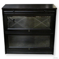 Coaster Furniture Black Barrister Style Wine Cabinet