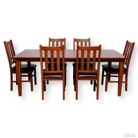 West Point Woodworking Amish Dining Table w/6 Chairs