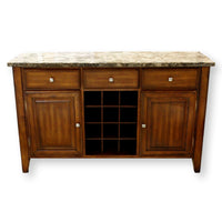 Steve Silver Co. Stone Top Sideboard w/Wine Storage