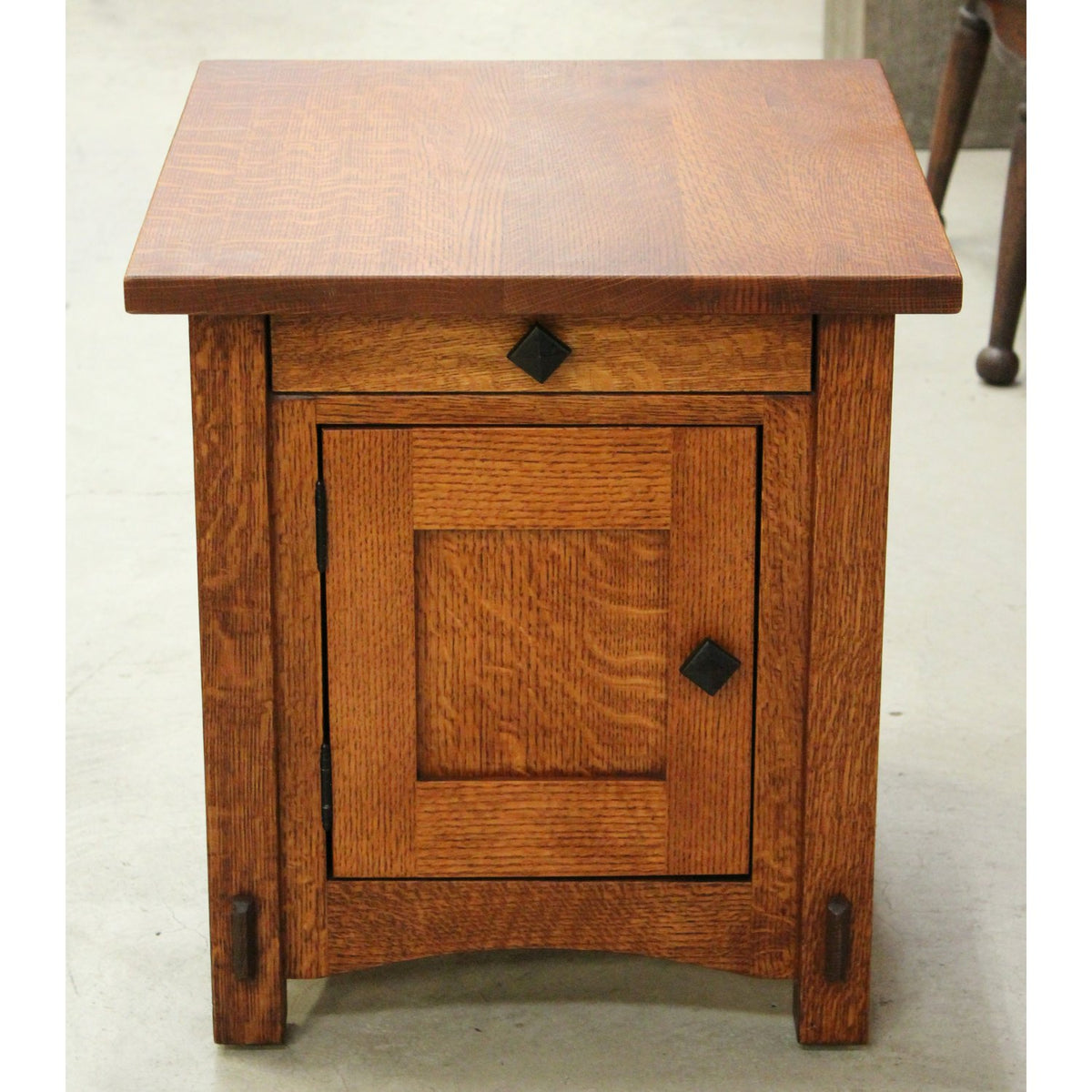 Mission Oak Cabinet End Table