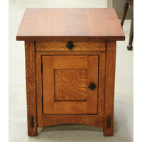 Mission Oak Cabinet End Table