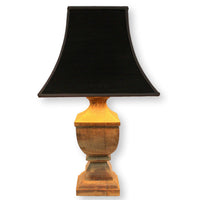 Pottery Barn Square Wood Table Lamp