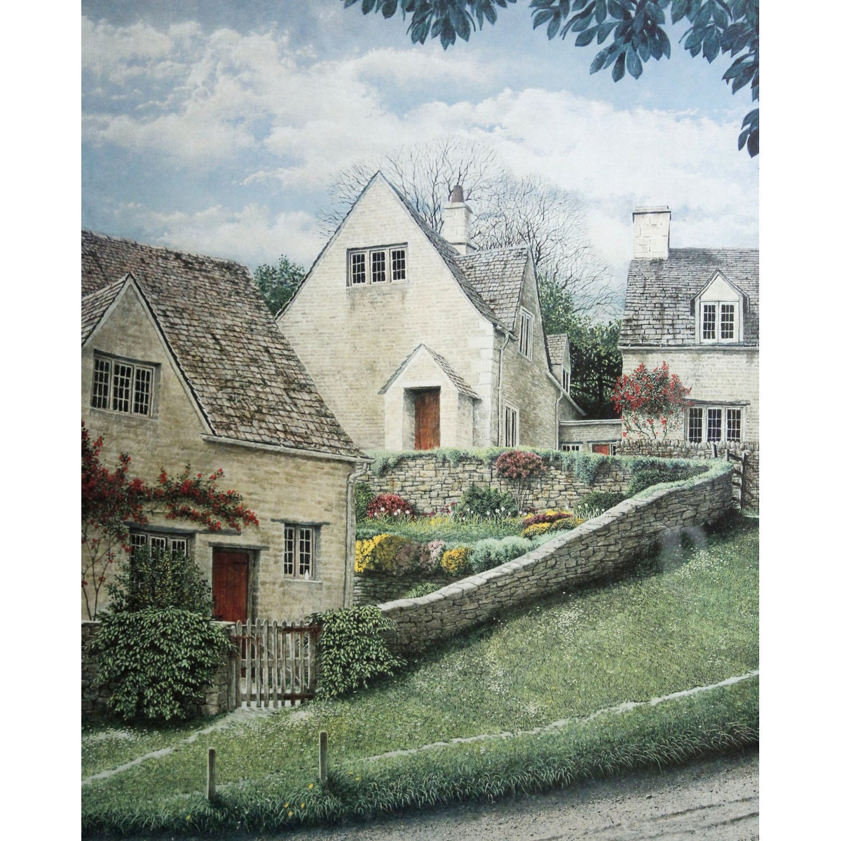 Signed Limited Edition Print "The Garden" by Tom Caldwell