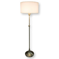 Pewter Adjustable-Height Floor Lamp