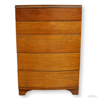 Kroehler Vintage 5 Drawer Mahogany Chest of Drawers