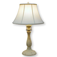 Faux Stone Table Lamp w/Crystal Drops