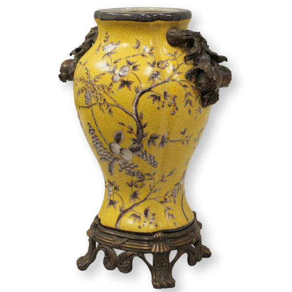 Yellow Trophy Styale Vase