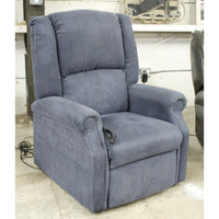 Mega Motion Blue Infinite Position Power Lift Recliner