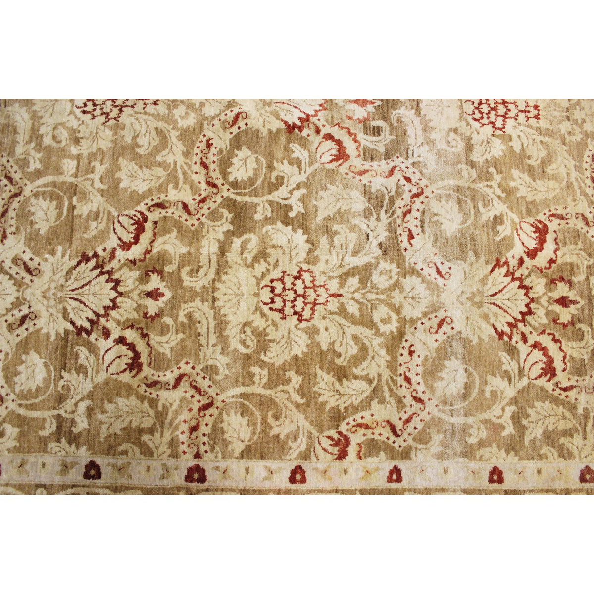 8' 7'' X 11' 9'' Gold Wool Area Rug