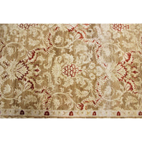 8' 7'' X 11' 9'' Gold Wool Area Rug
