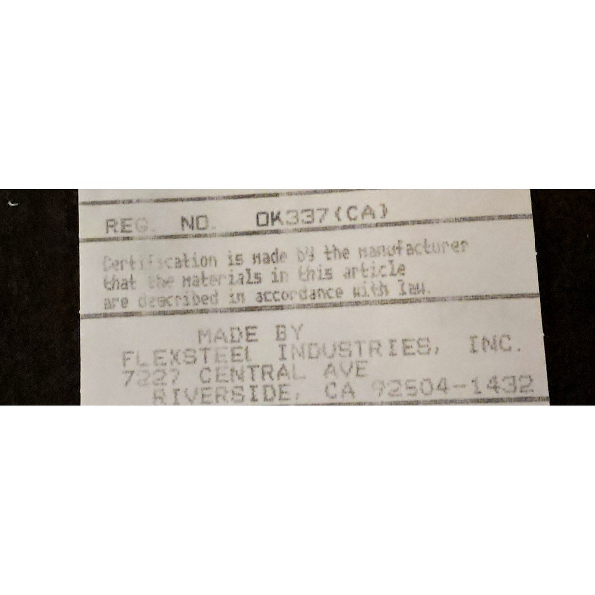 Flexsteel Gray Button Tufted Power Reclining Club Chair