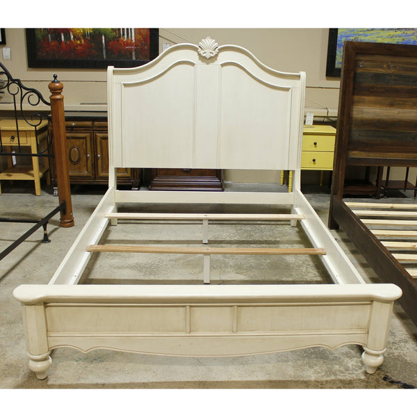 Interkraft Off-White Queen Bed