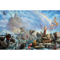 Framed Limited Edition Print on Canvas "The Celebration" by Tom DuBois