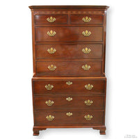 Baker Furniture Mahogany Chest on Chest