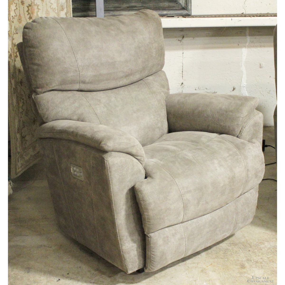 La-Z-Boy Gray Rocking Power Recliner w/Options & Memory